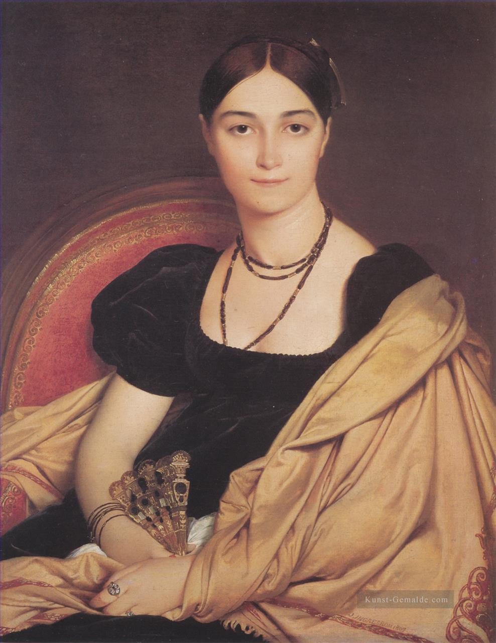 Madame Duvaucey neoklassizistisch Jean Auguste Dominique Ingres Ölgemälde